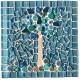 Millefiori Tree - Blue 15x15