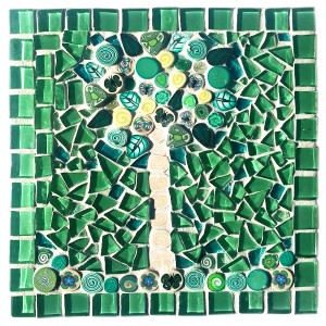 Millefiori Tree - Green 15x15