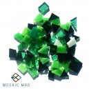Pre-nipped Tiffany (stained) Glass - Green, 70g