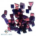 Pre-nipped Tiffany (stained) Glass - Rurple, 70g