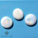 IRIDESCENT WHITE Glass Pebbles (Large) Packet  50g