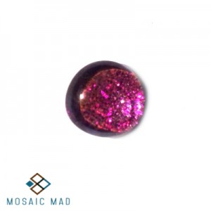 DEEP PINK Glitter Pebble (Large) 