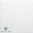 Riverglass WHITE 20x20mm Tile Size,  Full Sheet 327x327mm