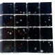 Glitter SPECKLED BLACK 23X23mm Tile Size, Swatch 100x100mm
