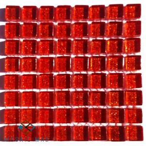 CHERRY RED Glitter Mini