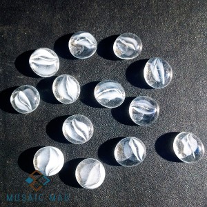 WHITE Swirl Pebbles (Small) 50g