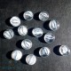 WHITE SWIRL Glass Pebbles (Small) Packet 50g