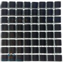 Crystal Glass BLACK 10x10mm Tile Size, Swatch 100x100mm