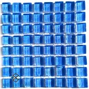 Crystal Glass SKY BLUE 10x10mm Tile Size, Swatch 100x100mm