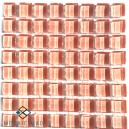 Crystal Glass SOFT PINK 10x10mm Tile Size, Swatch 100x100mm