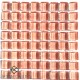 Crystal Glass SOFT PINK 10x10mm Tile Size, Swatch 100x100mm