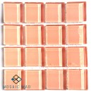 Crystal Glass SHOCKING PINK 23x23mm Tile Size, Swatch 100x100mm