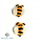 Mosaic Insert: Ceramic Bees without Face (2)