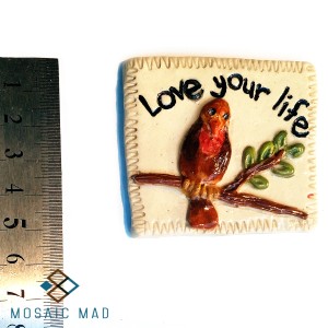 LOVE YOUR LIFE 3D Ceramic Tile