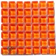 Crystal Glass TANGERINE 10x10mm Tile Size, Swatch 100x100mm