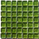 Glitter LIME GREEN 10x10mm Tile Size, Swatch 100x100mm