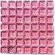 Glitter SOFT PINK 10x10mm Tile Size, Swatch 100x100mm