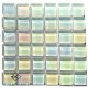 Pearl WHITE15x15mm Tile Size, Swatch 100x100mm 