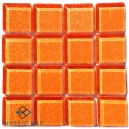 Glitter TANGERINE 23X23mm Tile Size, Swatch 100x100mm