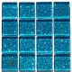 Glitter SKY BLUE 23X23mm Tile Size, Swatch 100x100mm