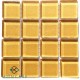 Crystal Glass GOLD 23x23mm Tile Size, Swatch 100x100mm