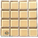 Crystal Glass MINK  23x23mm Tile Size, Swatch 100x100mm
