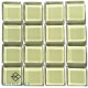 Crystal Glass MARGARITA 23x23mm Tile Size, Swatch 100x100mm