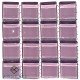Crystal Glass LILAC 23x23mm Tile Size, Swatch 100x100mm