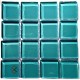 SEA GREEN Crystal Glass (Tile 23x23mm, Swatch 100x100mm)
