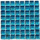 Glitter SKY BLUE 10x10mm Tile Size, Swatch 100x100mm