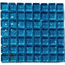 Glitter MIDNIGHT BLUE 10x10mm Tile Size, Swatch 100x100mm