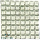 Glitter WHITE 10x10mm Tile Size, Swatch 100x100mm