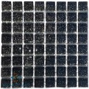 Glitter BLACK 10x10mm Tile Size, Swatch 100x100mm