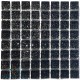 Glitter BLACK 10x10mm Tile Size, Swatch 100x100mm