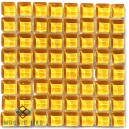 Crystal Glass SUNFLOWER 10x10mm Tile Size, Swatch 100x100mm