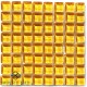 Crystal Glass SUNFLOWER 10x10mm Tile Size, Swatch 100x100mm
