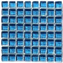 Crystal Glass ROYAL BLUE 10x10mm Tile Size, Swatch 100x100mm