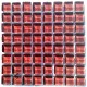 Crystal Glass BURGUNDY 10x10mm Tile Size, Swatch 100x100mm