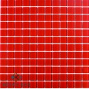 Crystal Glass CARDINAL RED  23x23 Tile Size, Full Sheet 300x300mm