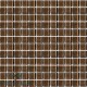Crystal Glass COFFEE BEAN 23x23mm Tile Size, Full Sheet 300x300mm