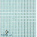 Crystal Glass SOFT GREY 23x23mm Tile Size, Full sheet 300x300mm