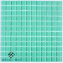 Crystal Glass AQUA 23x23mm Tile Size, Full Sheet 300x300mm