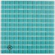 Crystal Glass TURQUOISE 23x23mm Tile Size, Full Sheet 300x300mm