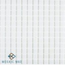 Crystal Glass SUPER WHITE 23x23mm Tile Size, Full Sheet 300x300mm