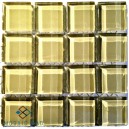 Crystal Glass SANDSTONE 23x23mm Tile Size, Swatch 100x100mm
