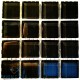 Crystal Glass BLACK 23x23mm Tile Size, Swatch 100x100mm