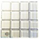 Crystal Glass SUPER WHITE 23x23mm Tile Size, Swatch 100x100mm