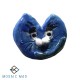 Mosaic Insert : Ceramic Cat Face - Blue