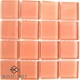 Crystal Glass TEA ROSE 25x25mm Tile Size, Swatch 107x107mm