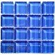 Crystal Glass BLUING 23x23mm Tile Size, Swatch 100x100mm